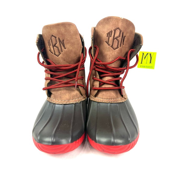 MarleyLilly Lace Up Duck Boots Size 9 - Picture 10 of 10